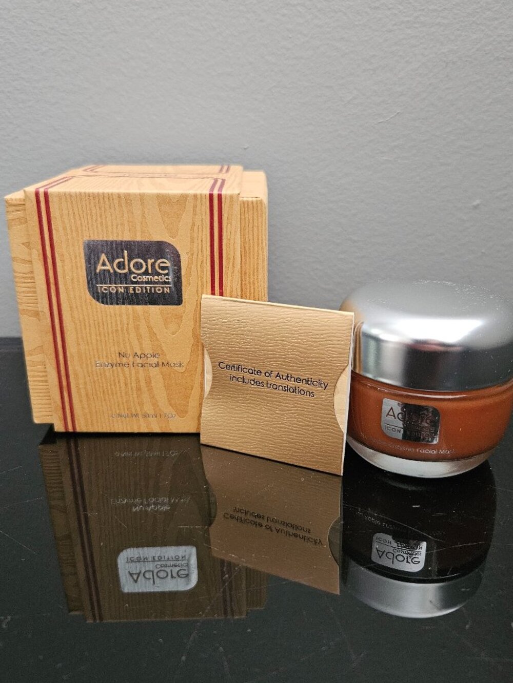 ADORE NU APPLE ENZYME FACIAL MASK - 1.7 fl oz / 50 ml - BRAND NEW - SEALED